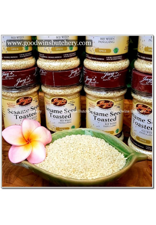 Herb spice Jay's SESAME SEED TOASTED biji wijen sangrai Jays 70g